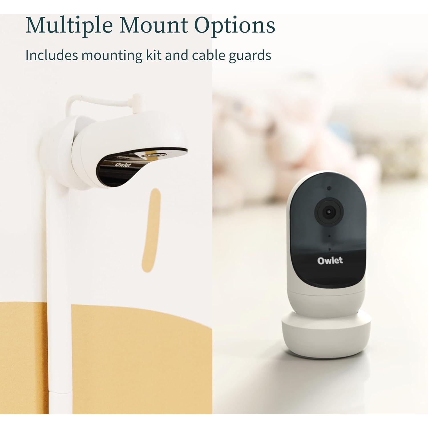 Owlet Cam 2 - Cámara Inteligente para Bebés HD 1080p - Azul