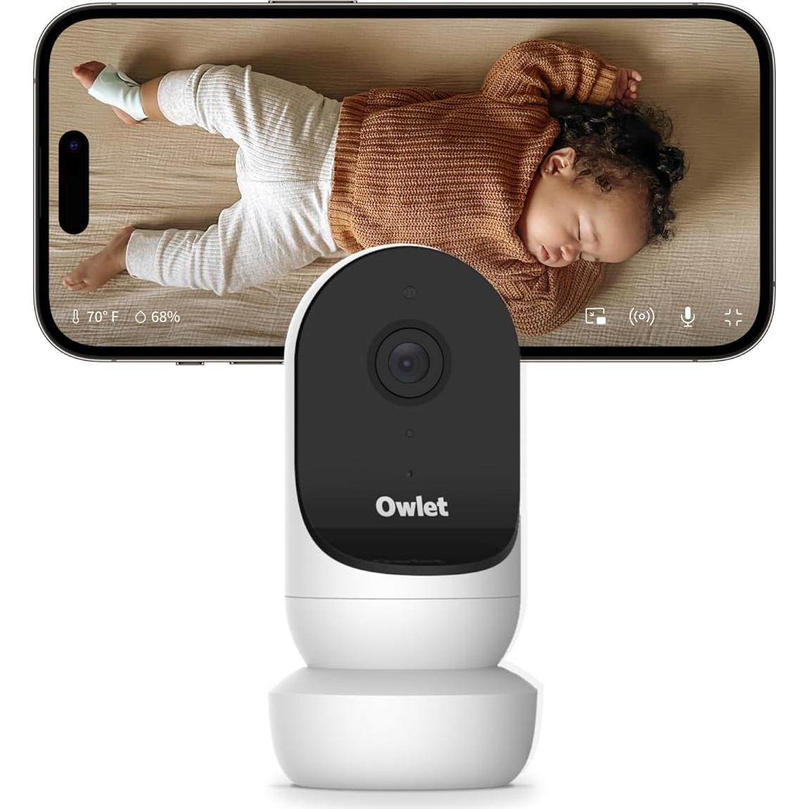 Owlet Cam 2 - Cámara Inteligente para Bebés HD 1080p - Azul