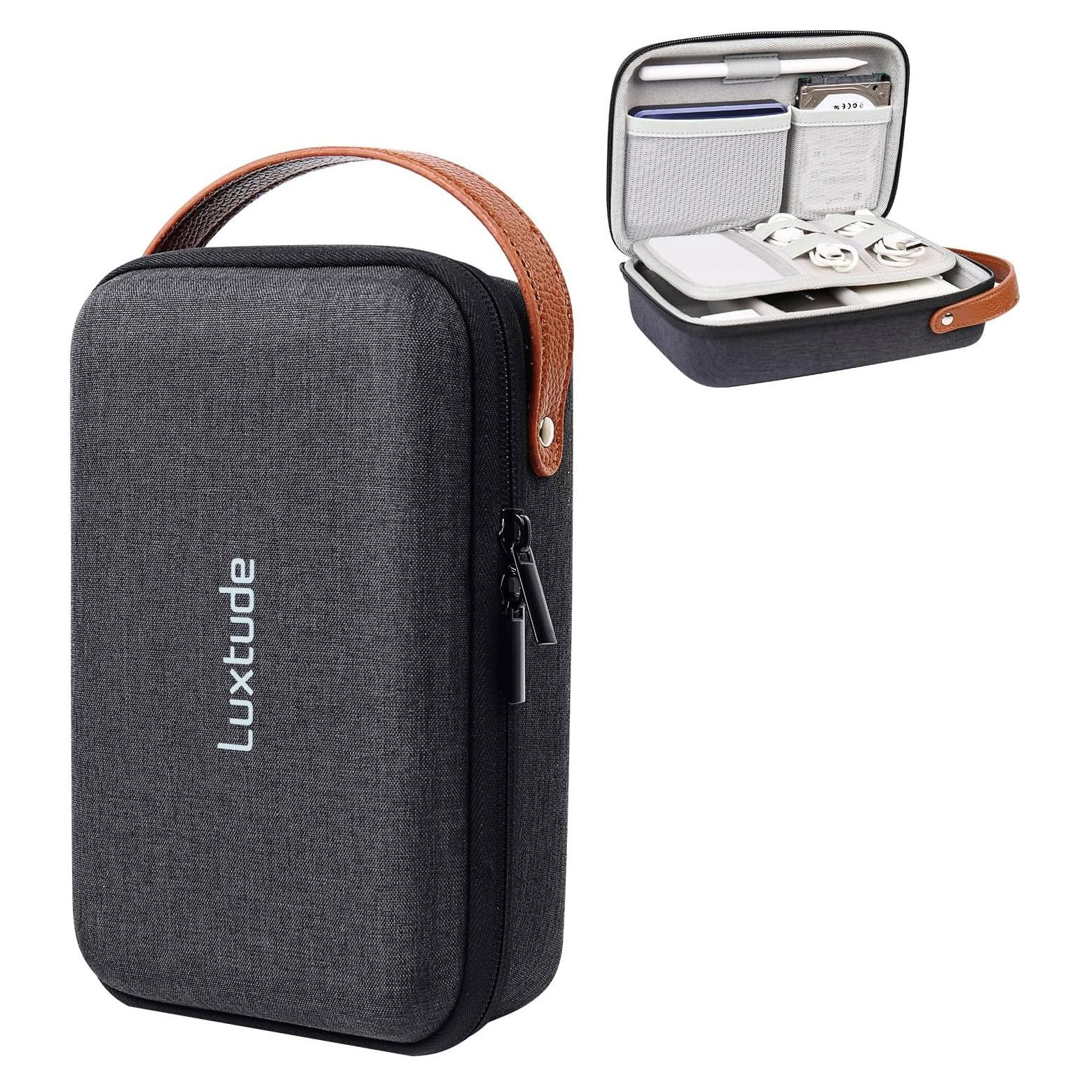 Organizador Duro Luxtude para Electrónicos Viajes 21x14cm