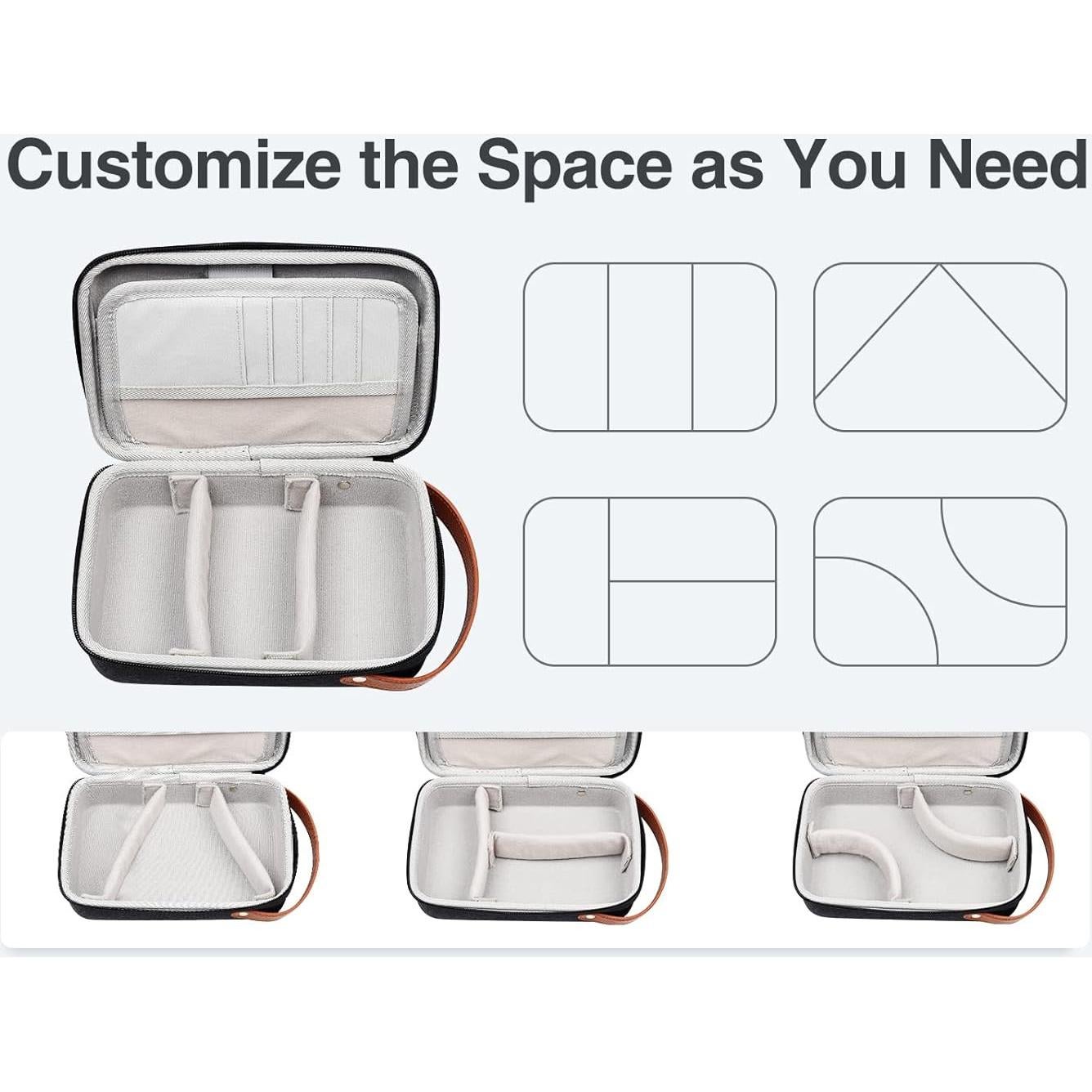 Organizador Duro Luxtude para Electrónicos Viajes 21x14cm