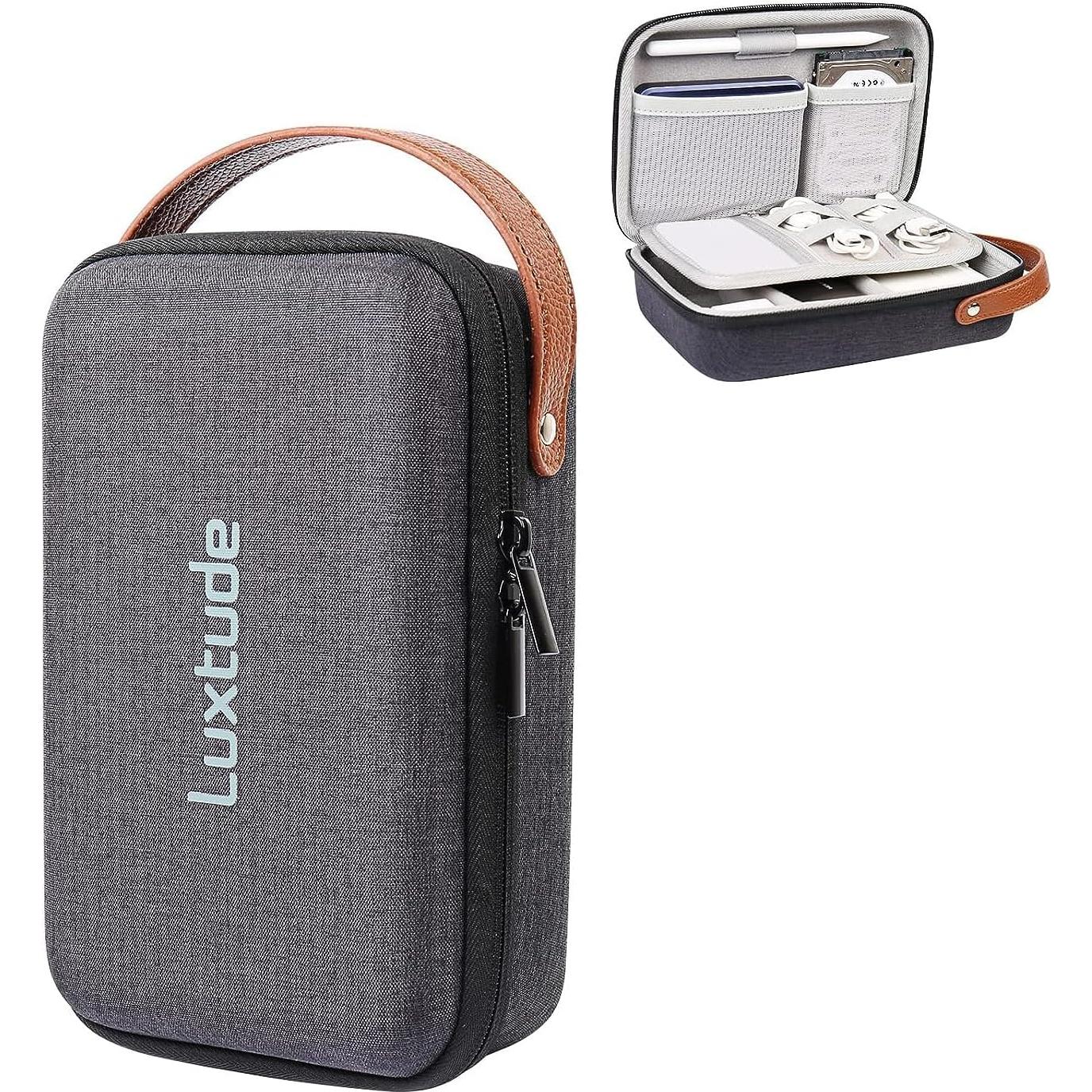 Organizador Duro Luxtude para Electrónicos Viajes 21x14cm