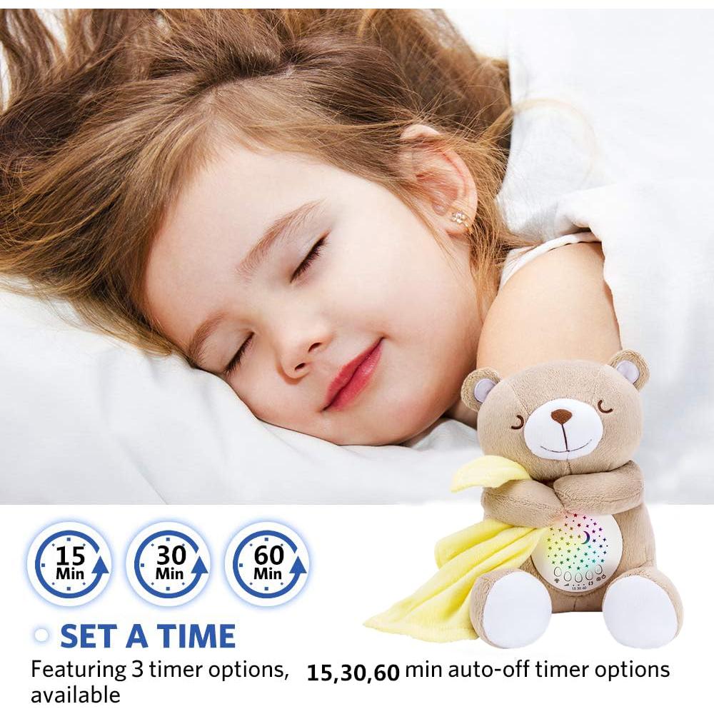 Oso Soporte de Sueño BEREST con Proyector y Sensor de Llanto