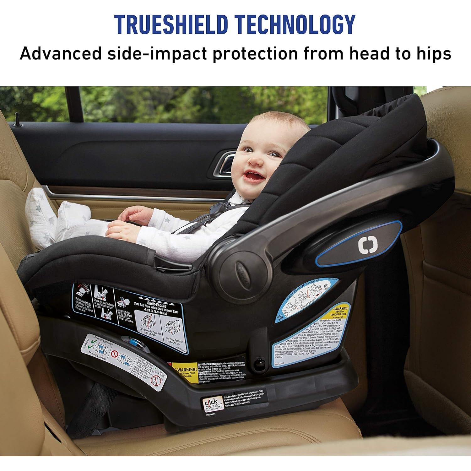 Asiento de Auto Graco SnugRide SnugLock LX TrueShield 4-30 lb