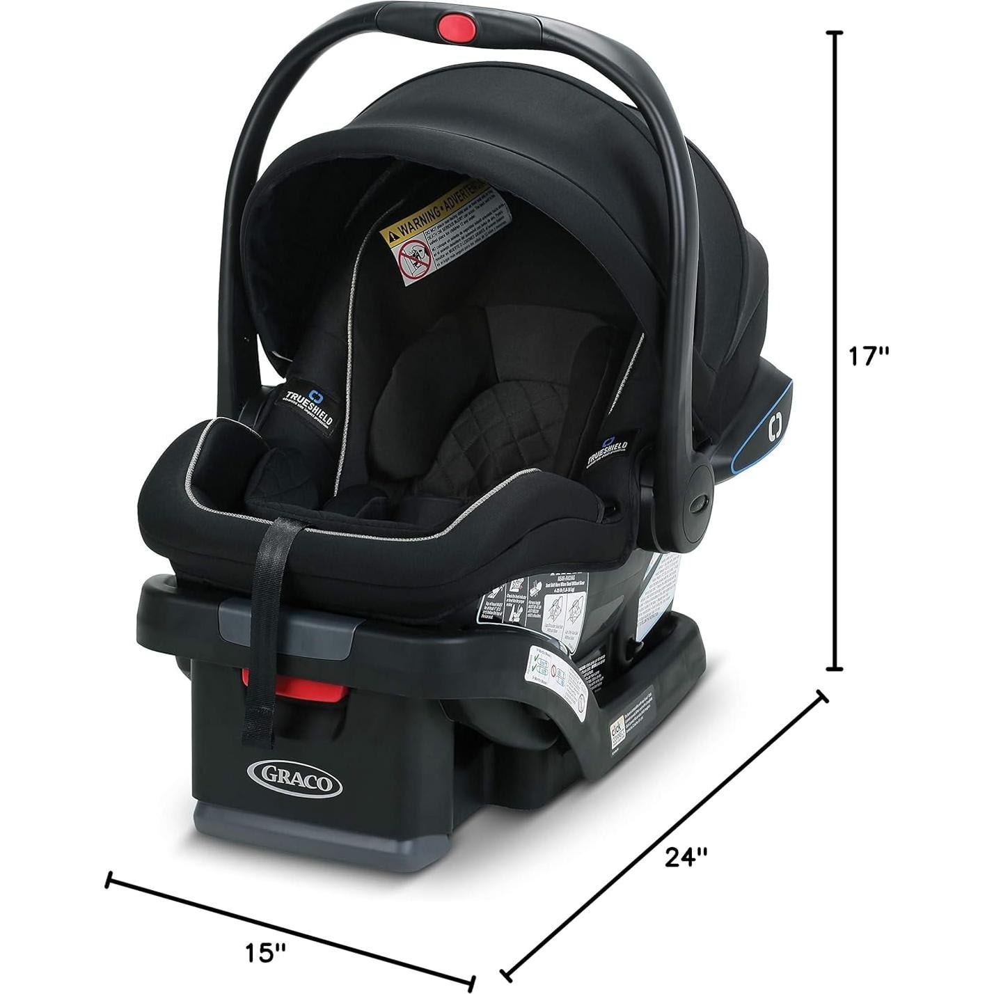Asiento de Auto Graco SnugRide SnugLock LX TrueShield 4-30 lb