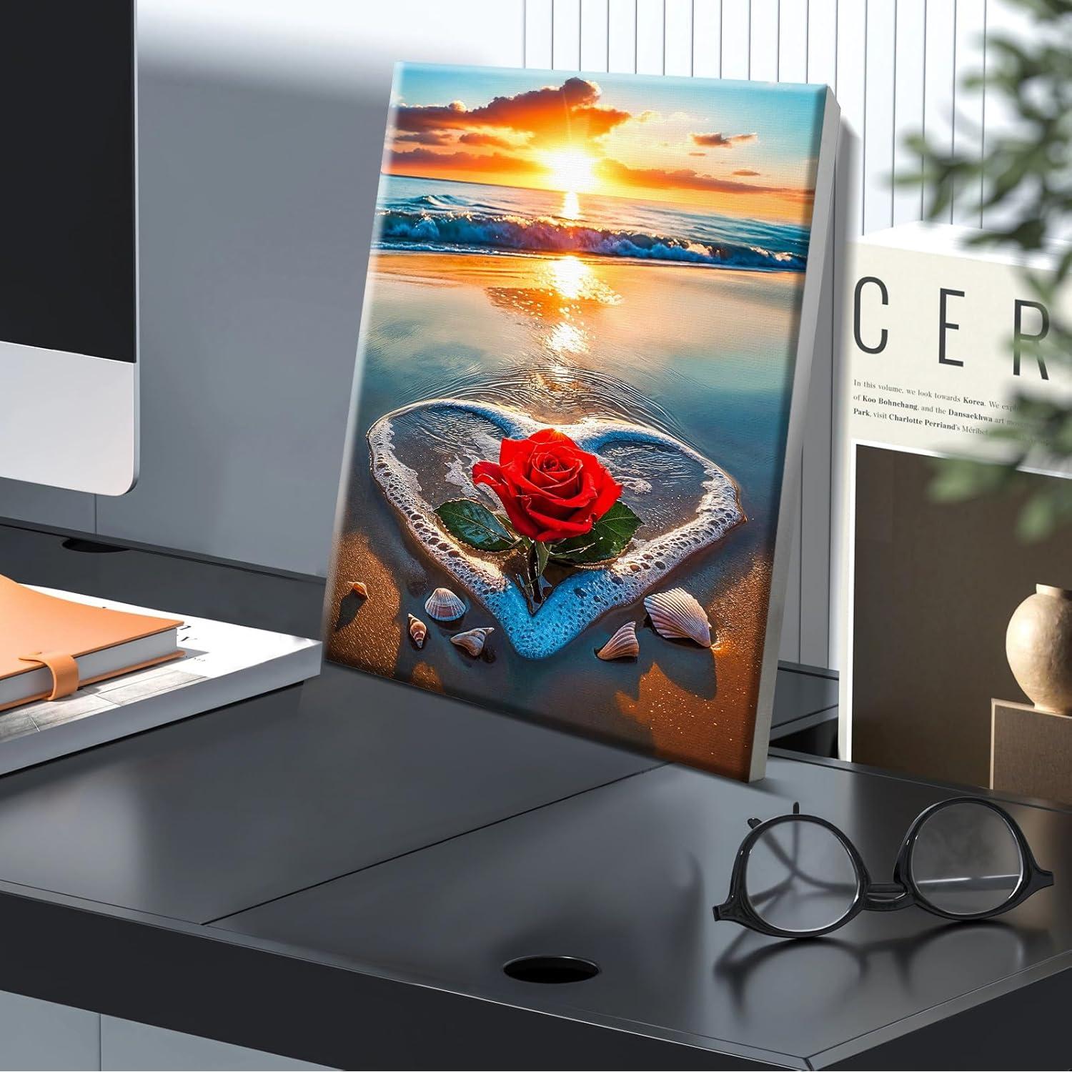 Kit de Pintura por Números JOOZ 20x30 cm Atardecer Playa