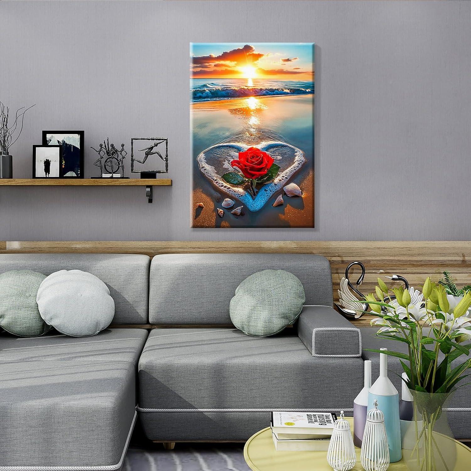 Kit de Pintura por Números JOOZ 20x30 cm Atardecer Playa