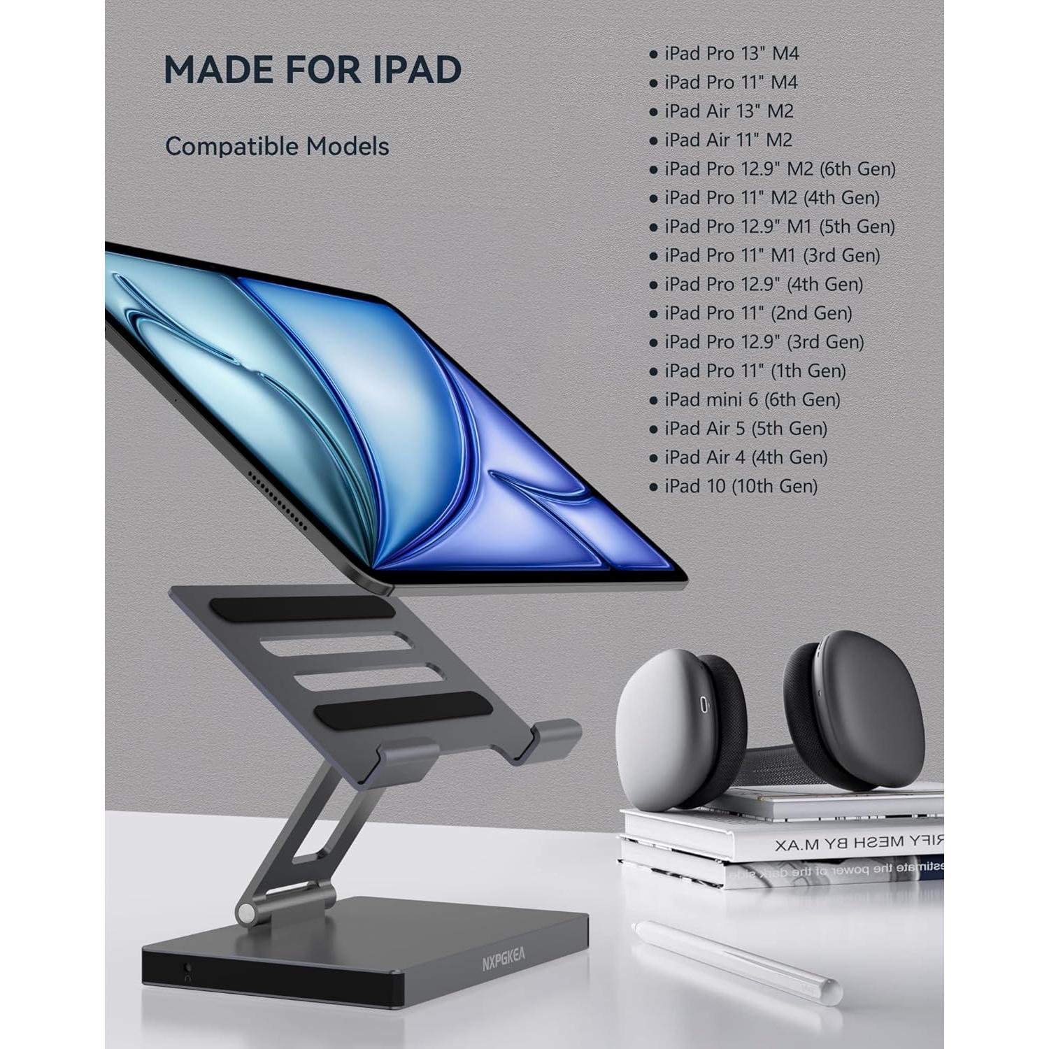 Soporte Hub USB C NXPGKEA 8 en 1 para iPad Pro 4K 60Hz