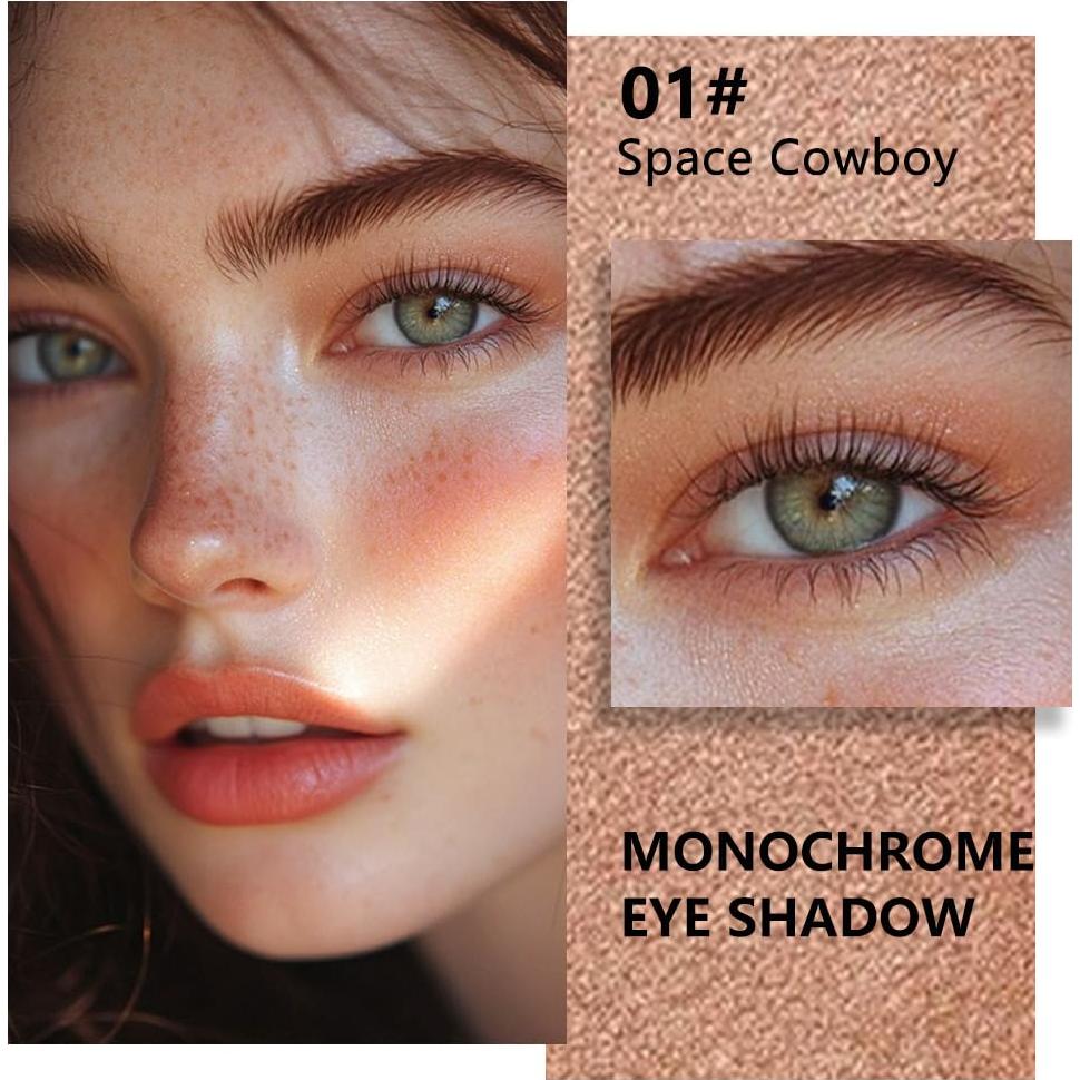 Sombra de Ojos Kaely 01 Brillo Champagne Dorado 1.13g