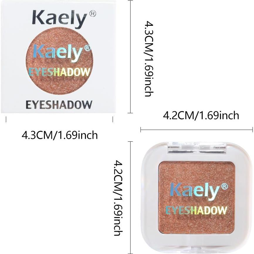 Sombra de Ojos Kaely 01 Brillo Champagne Dorado 1.13g