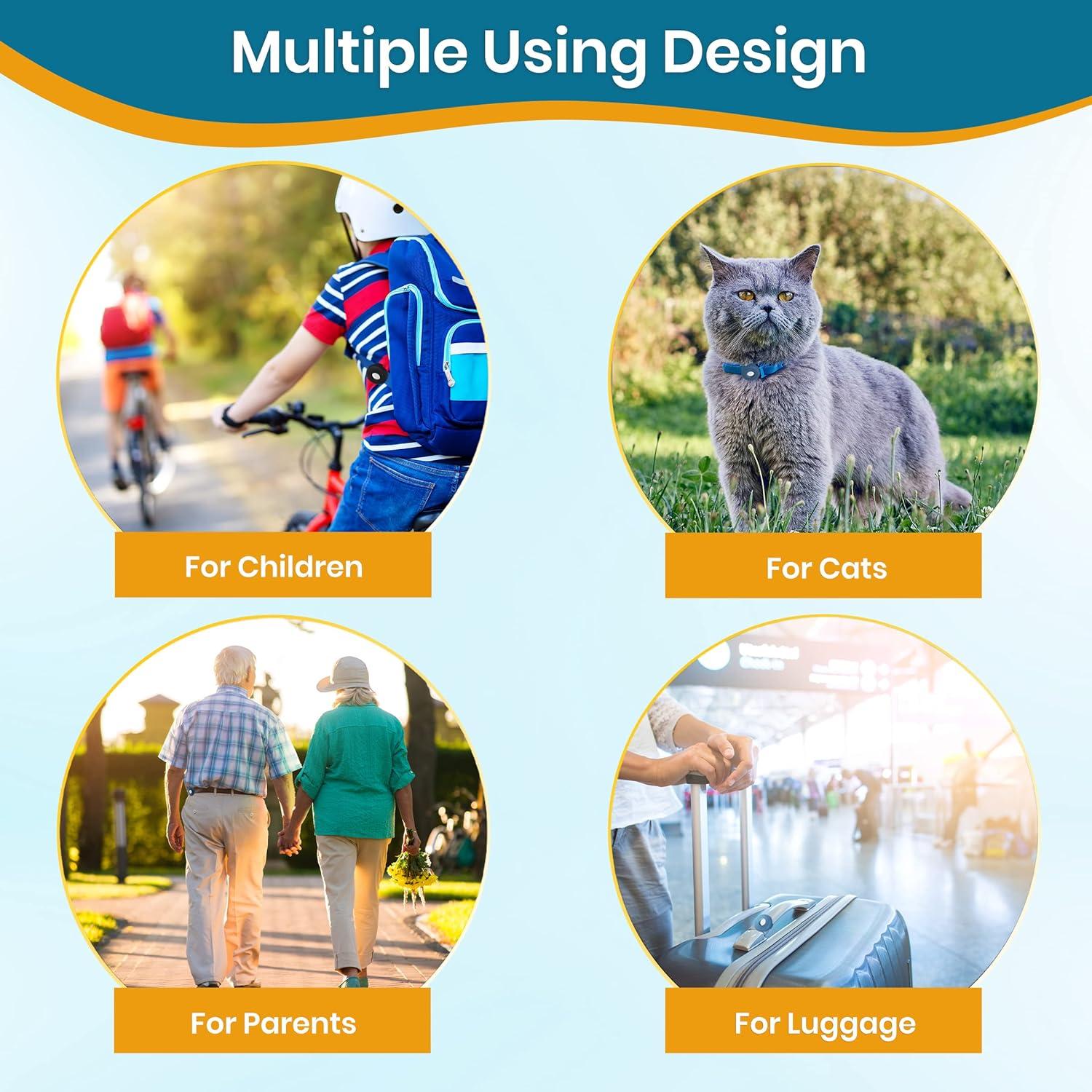 Soporte Redondo para Collar de Perro PAWBEE Airtag - 2 Unidades