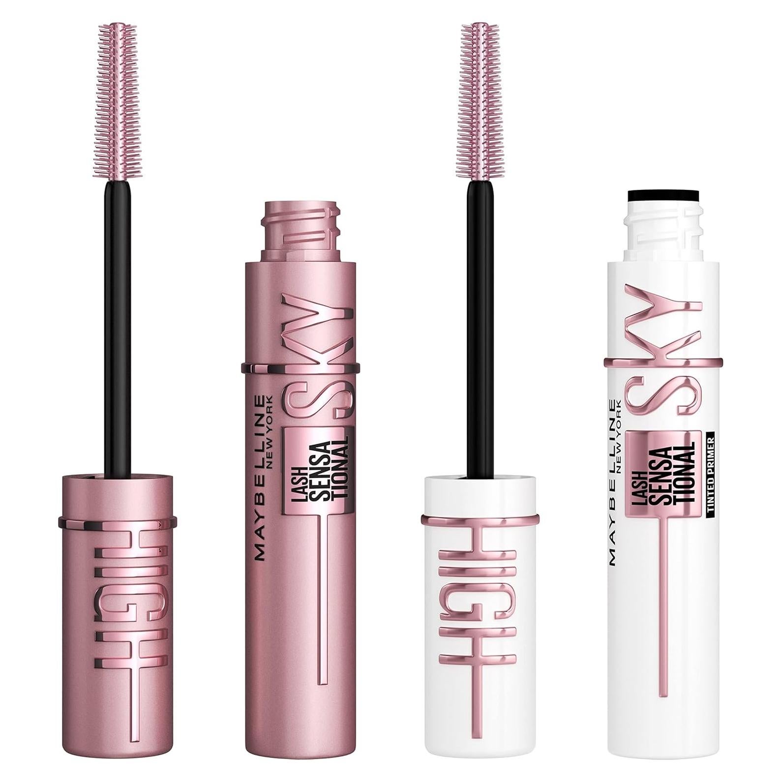 Máscara Lavable Maybelline Lash Sensational Sky High + Primer