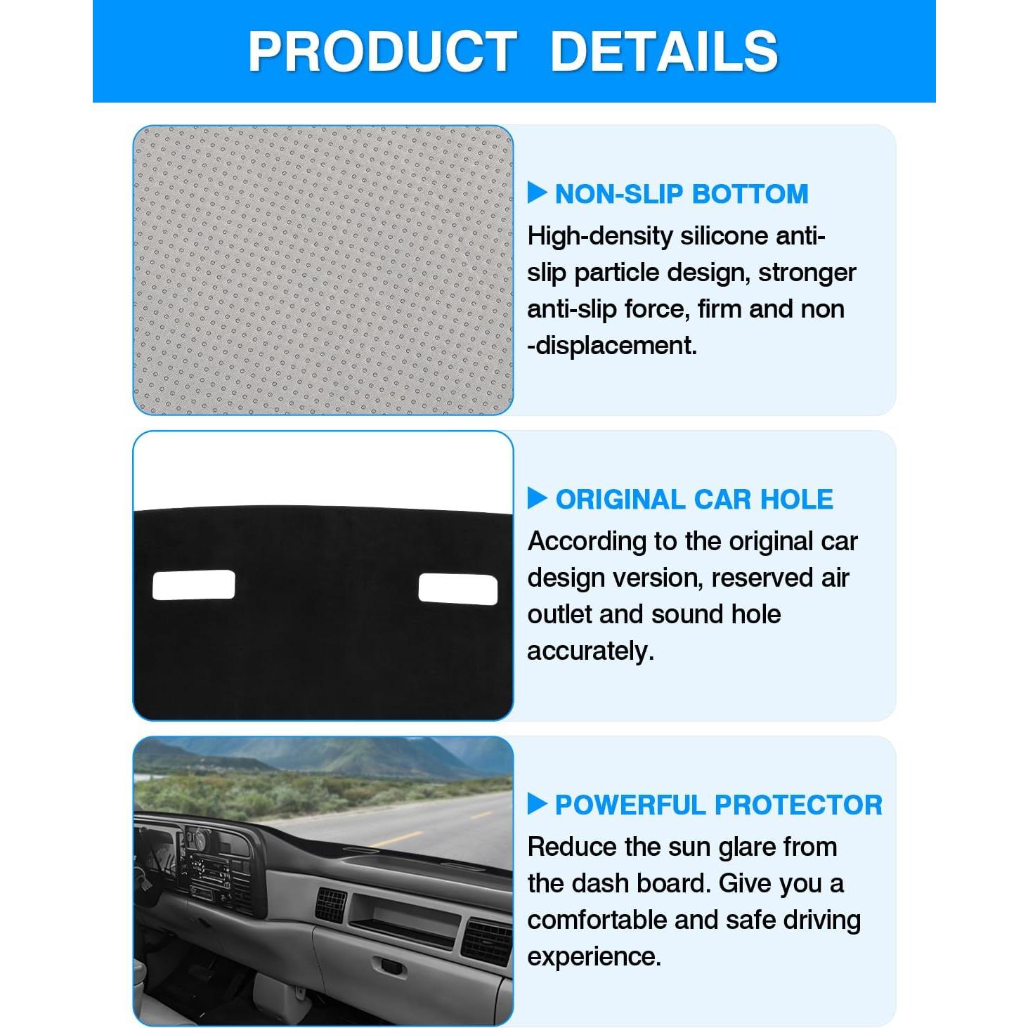 Cubierta de tablero Autorder para Dodge Ram 1994-1997