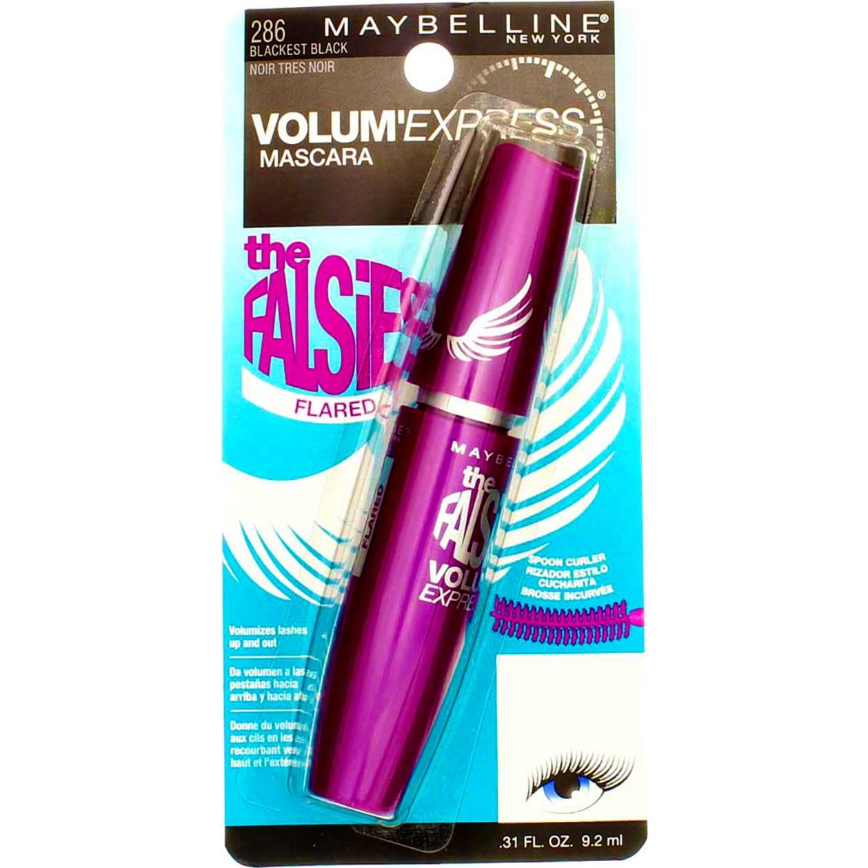 Máscara Lavable Maybelline Volum' Express La Falsies Flared