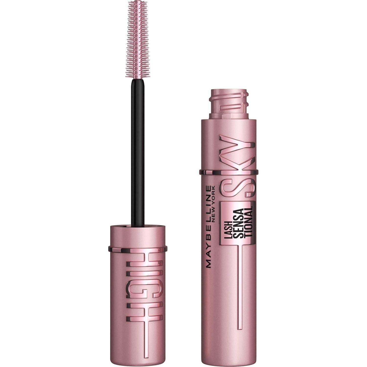 Máscara Lavable Maybelline Lash Sensational y Sky High