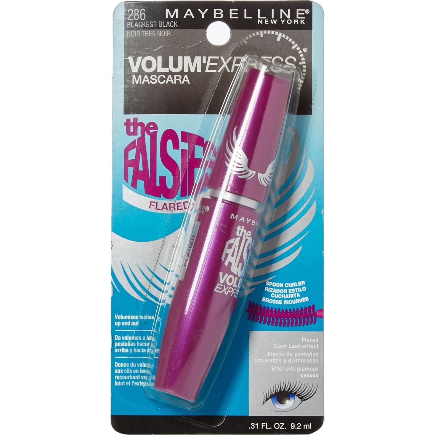 Máscara Volum' Express The Falsies Flared Maybelline 9g