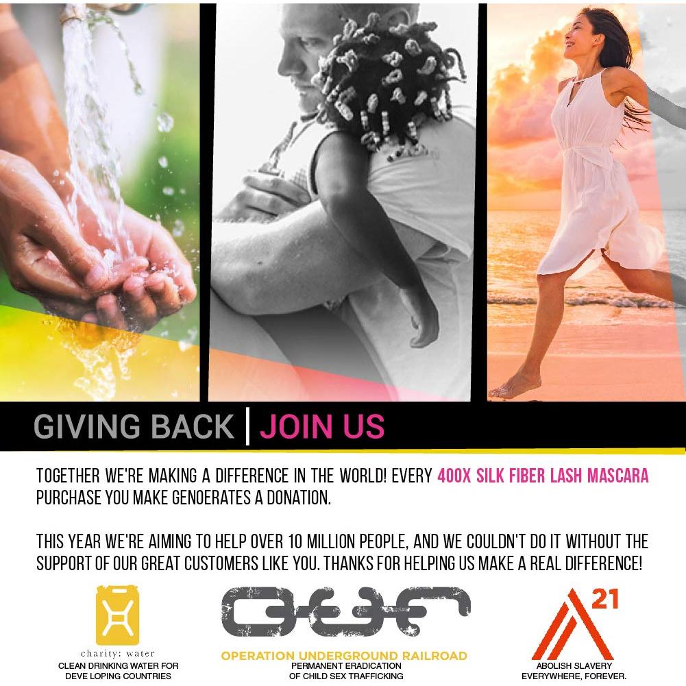 Máscara de Pestañas Mia Adora 400X - Volumen y Longitud Ultra Negro