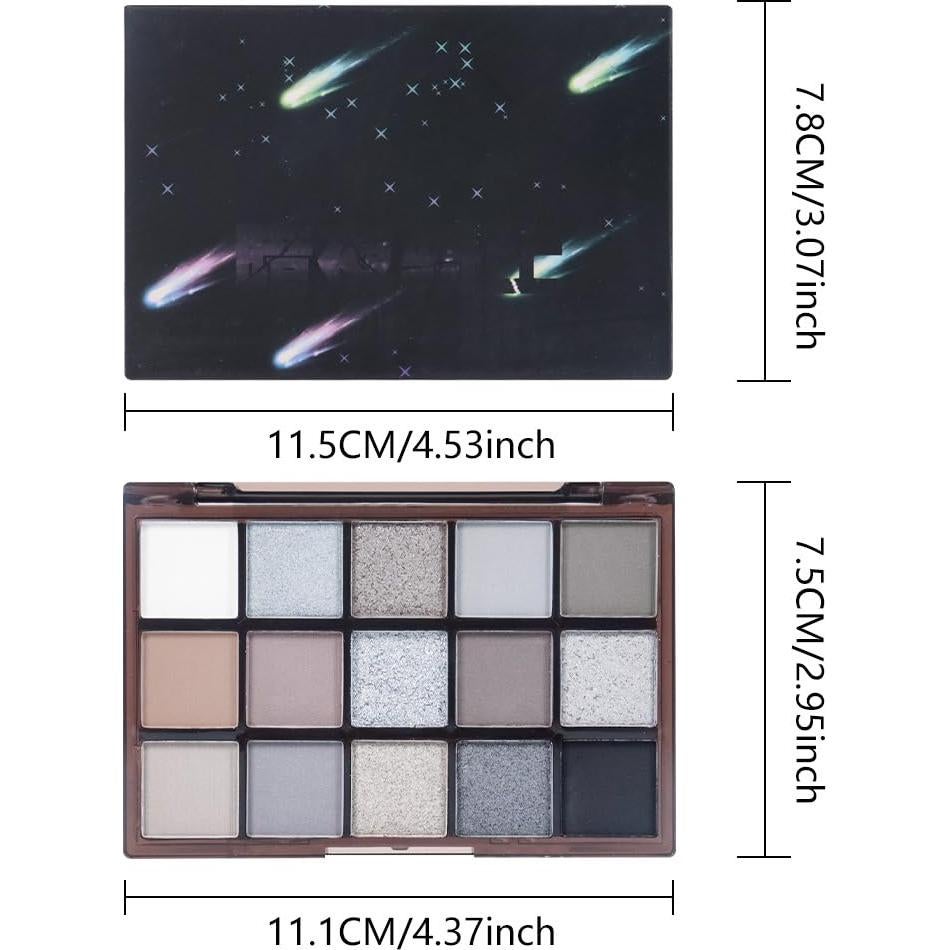 Paleta de Sombra de Ojos CAKAILA 15 Colores Mate y Brillante