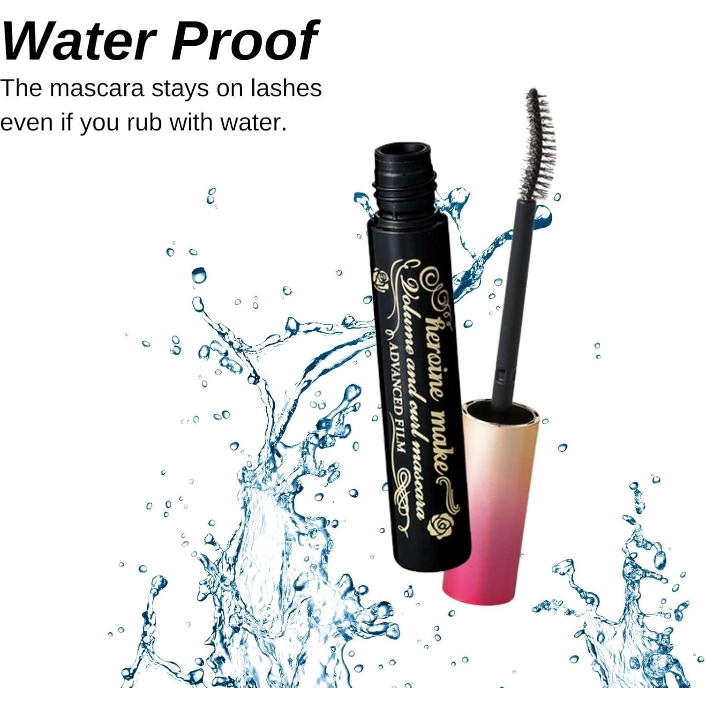 Máscara de Pestañas Resistente al Agua Heroine Make 2PK