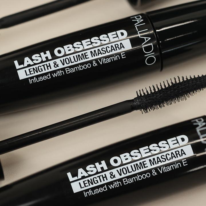 Máscara de Pestañas Palladio Lash Obsessed - Alargamiento y Volumen