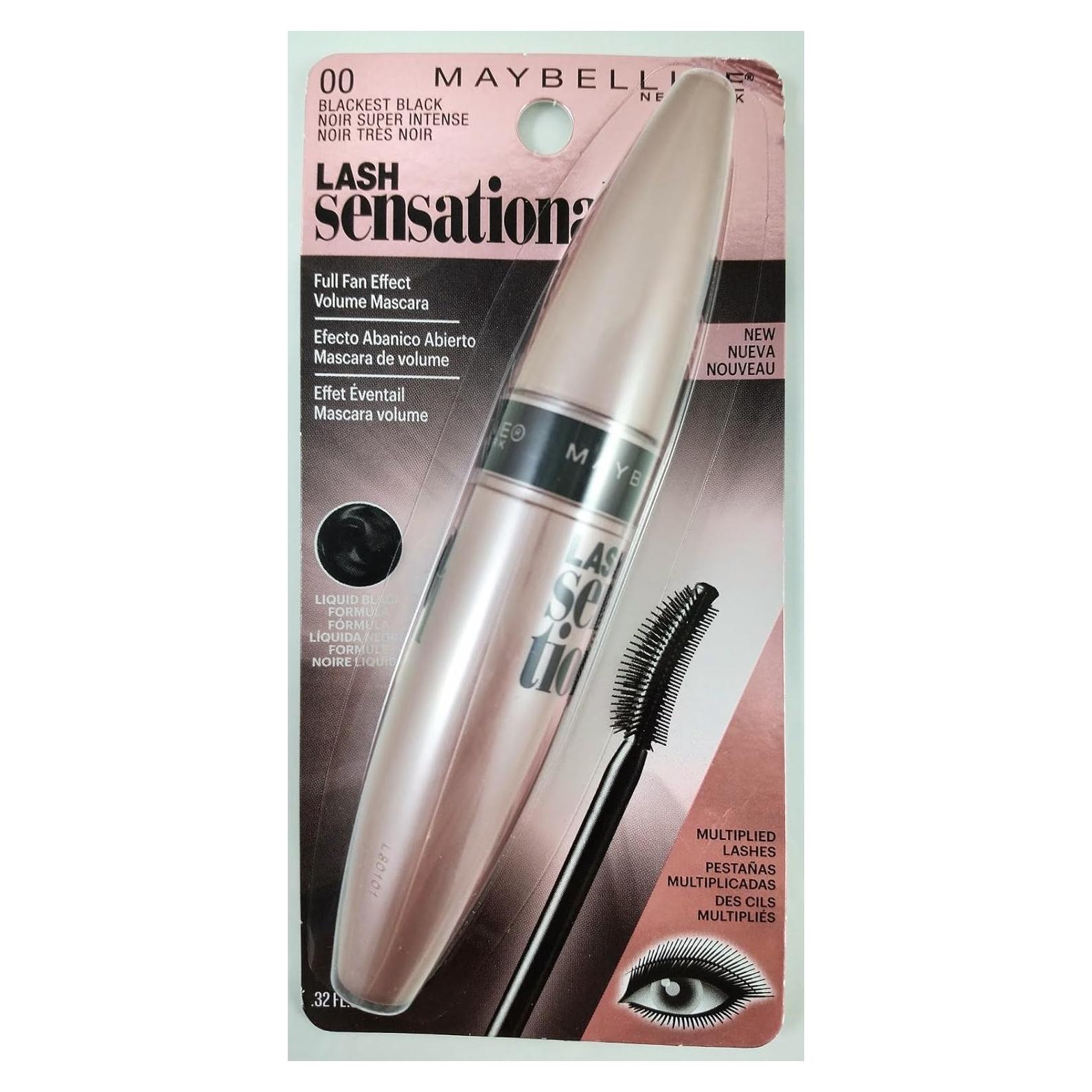 Máscara Voluminizadora Maybelline Lash Sensational 9.07 g x2