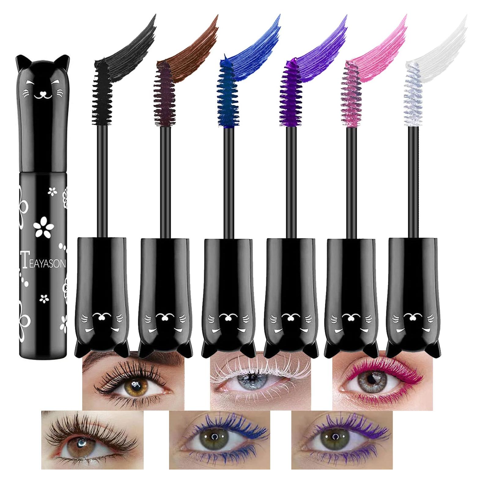 Juego de 6 Máscaras de Color Arcoíris Alisesun - Hipoalergénica