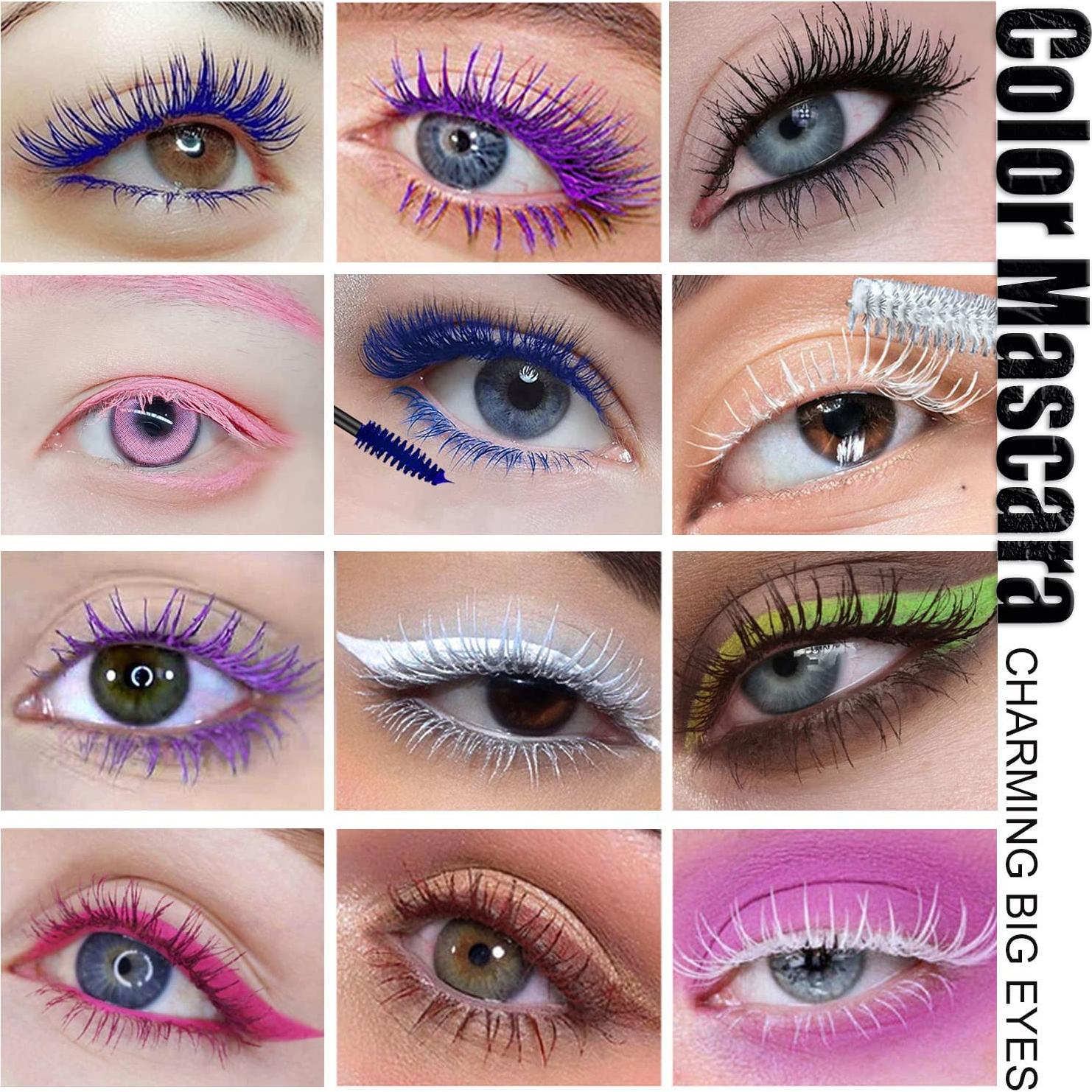 Juego de 6 Máscaras de Color Arcoíris Alisesun - Hipoalergénica