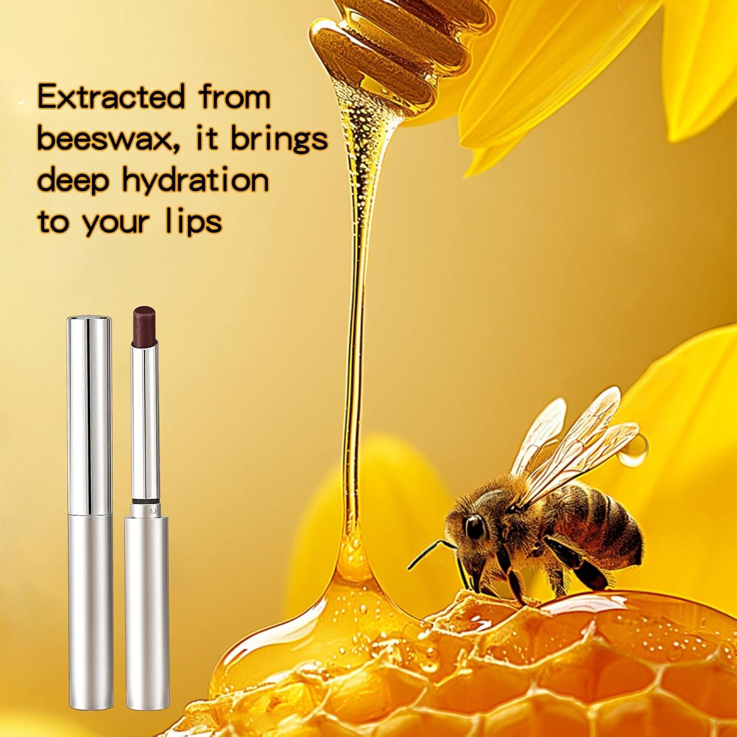 Tinte Labial Hidratante 2 en 1 TAEERY 2g x 2 Pcs Negro/Rosa