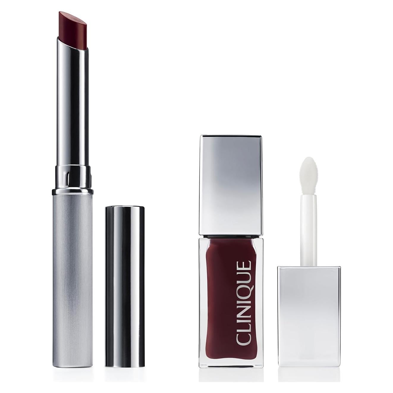 Set de Maquillaje Clinique Miel Negra y Nude Labial y Aceite