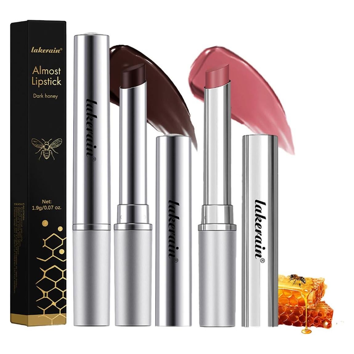 Bálsamo Labial Hidratante 2PCS Baorder - Miel y Rosa