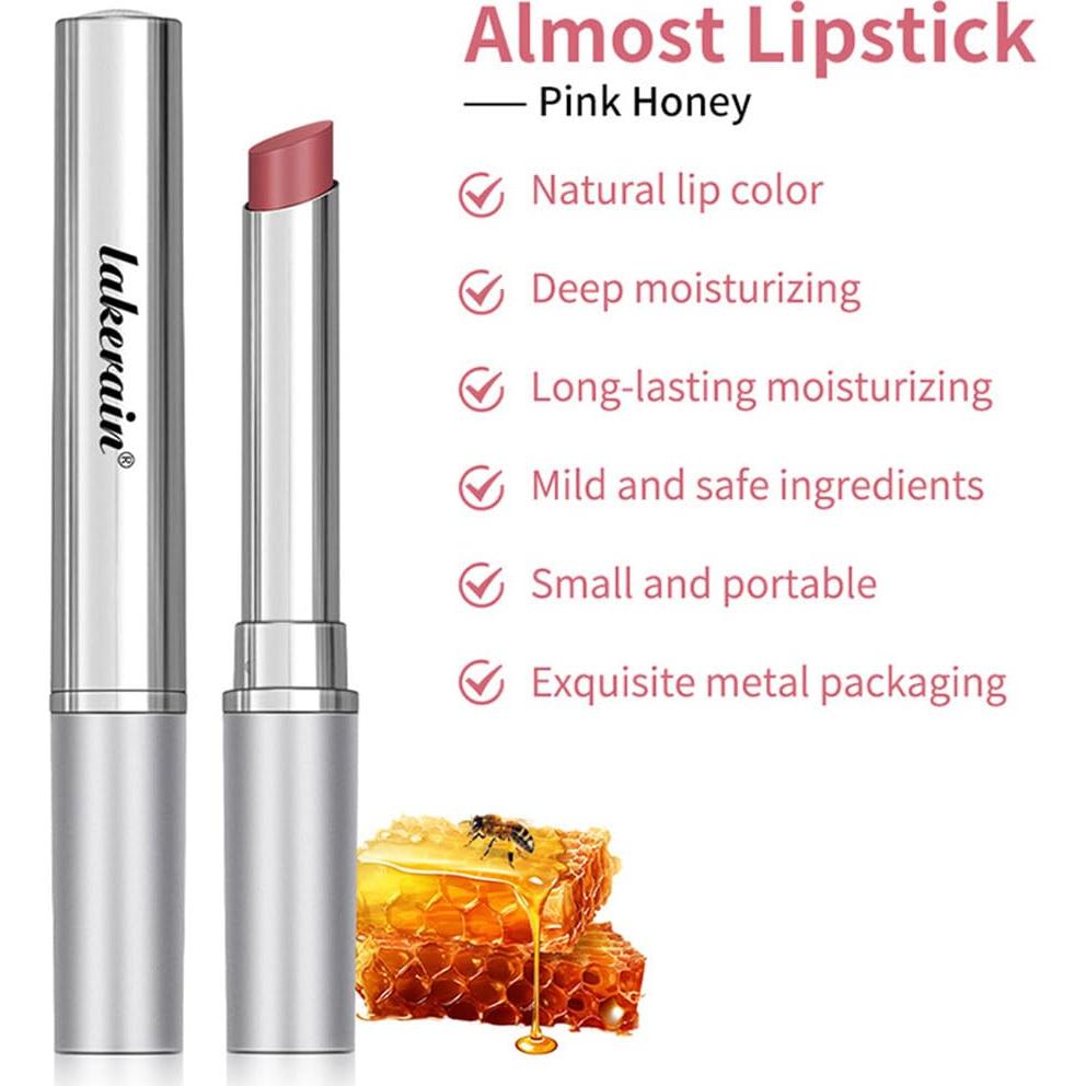 Bálsamo Labial Hidratante 2PCS Baorder - Miel y Rosa