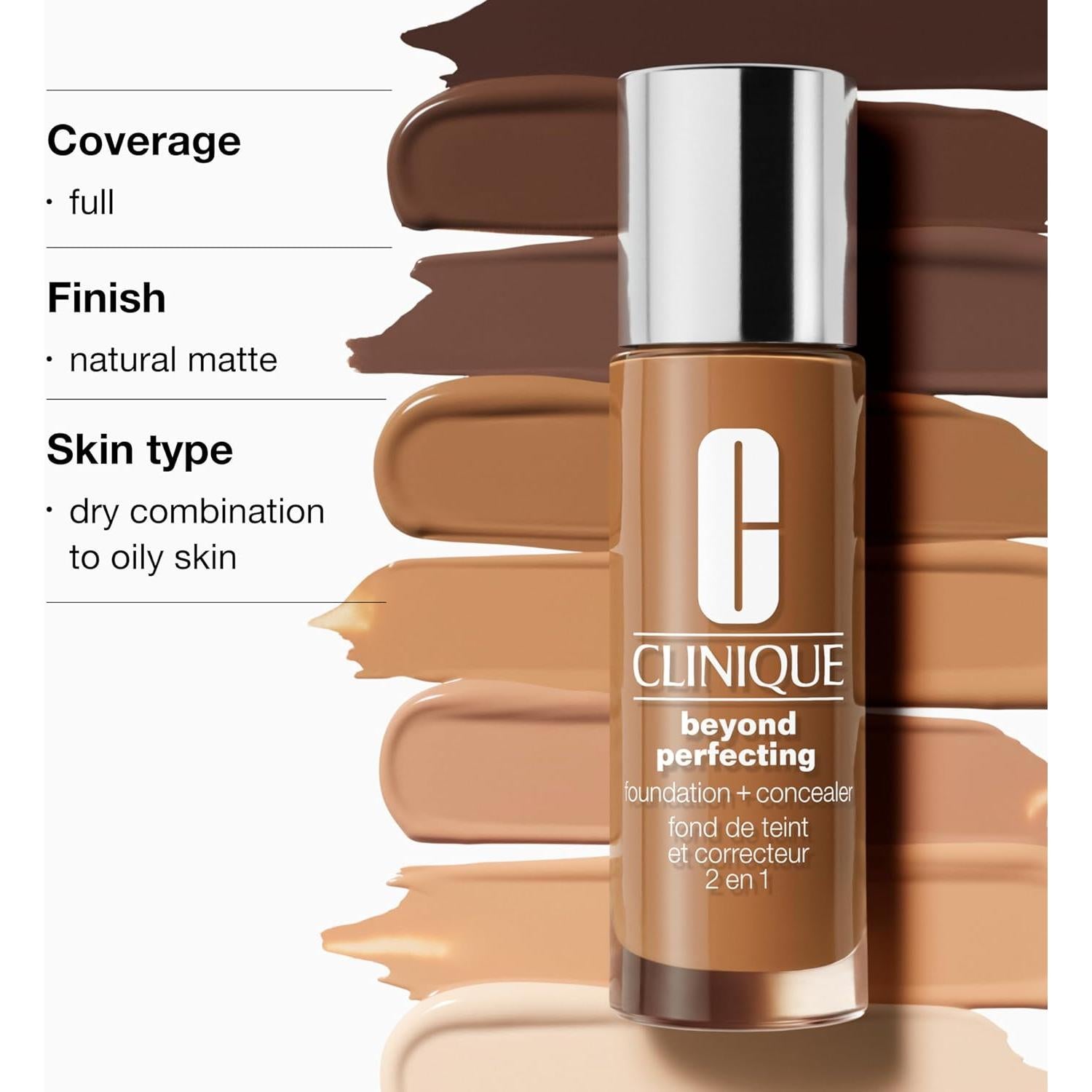 Base Líquida Clinique Beyond Perfecting 30ml Piel Seca a Grasa