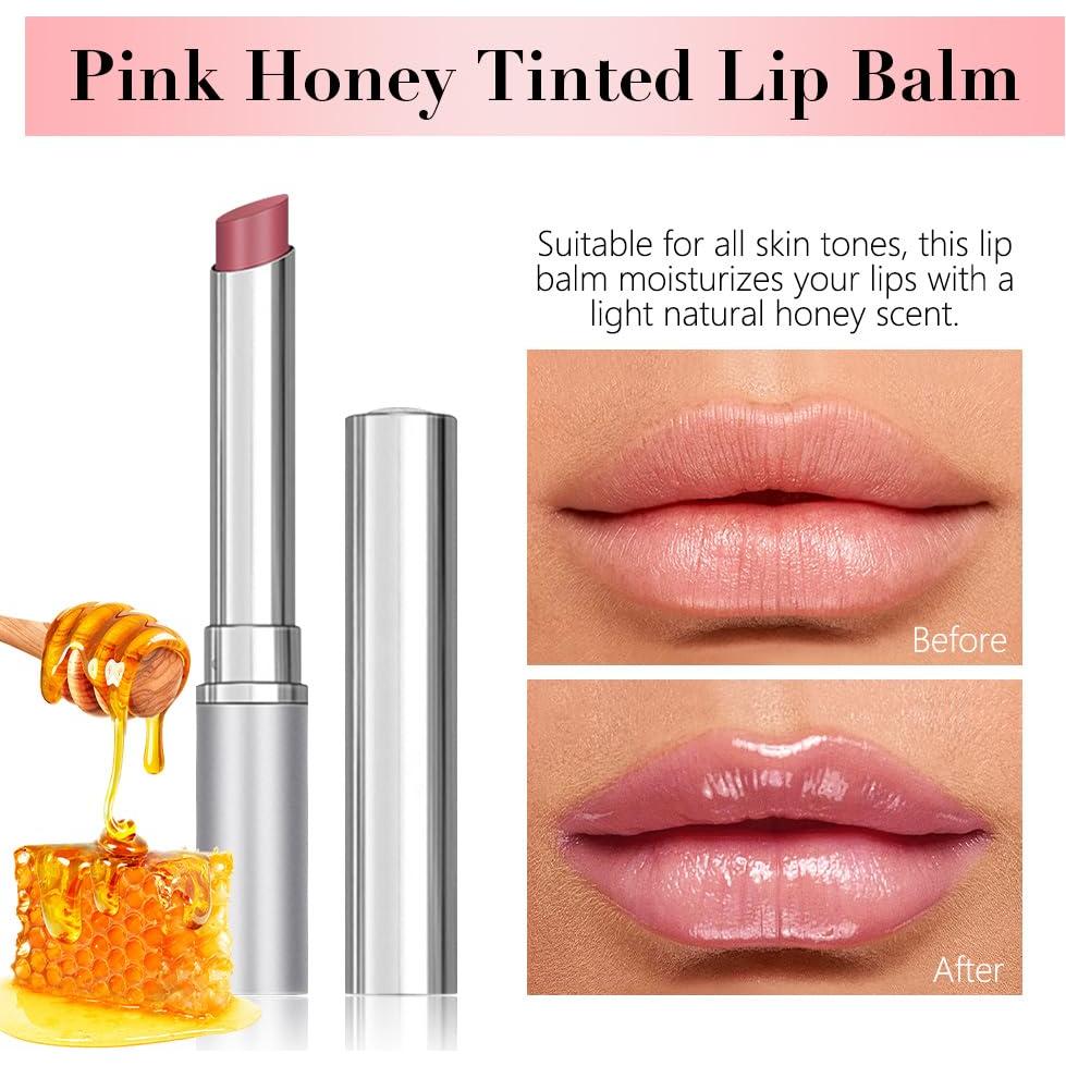 Bálsamo Labial Tinte Rosa Miel QIDSTERS 1 Cuenta 11.3cm