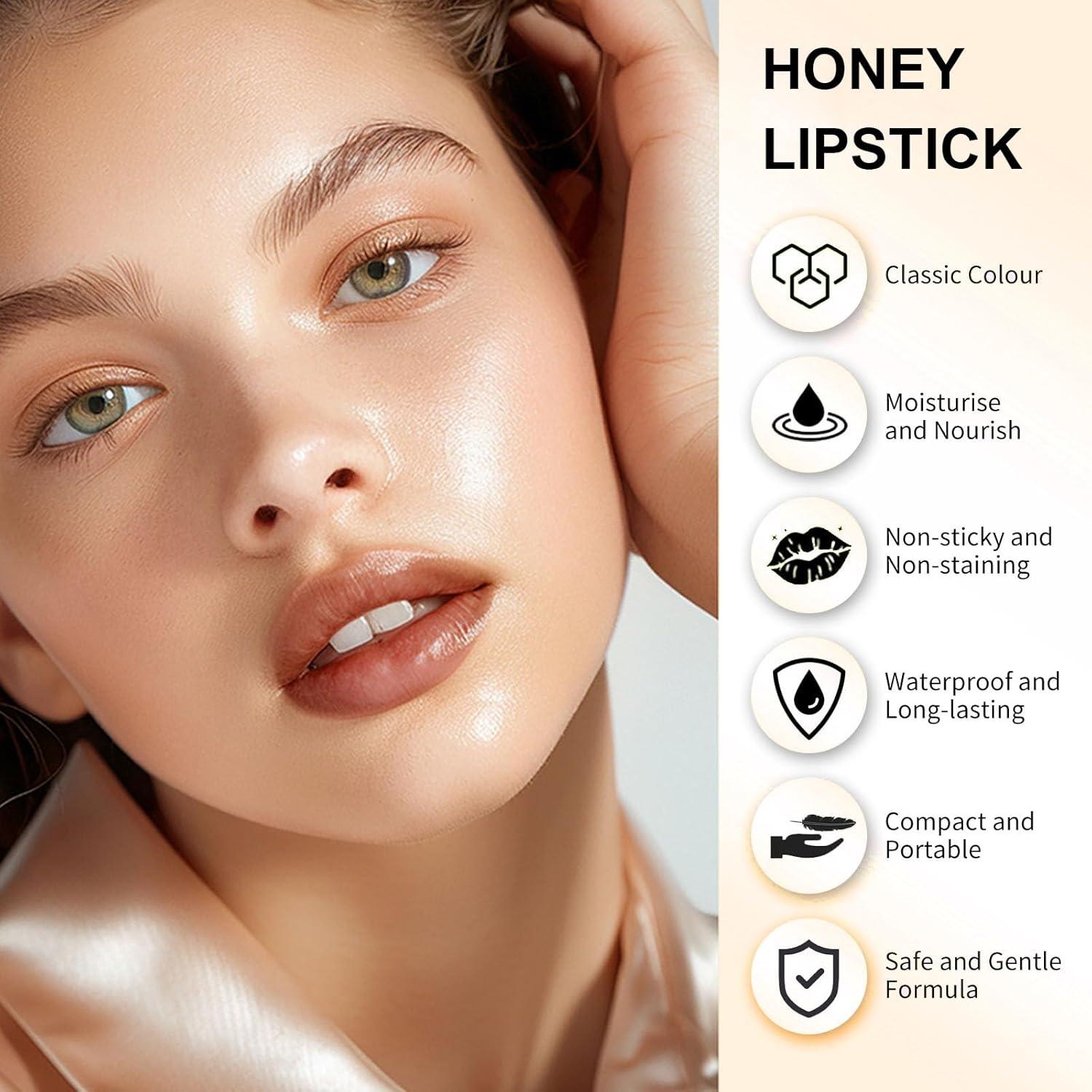 Bálsamo Labial Hidratante Miel Noir - 2 Piezas, 43g