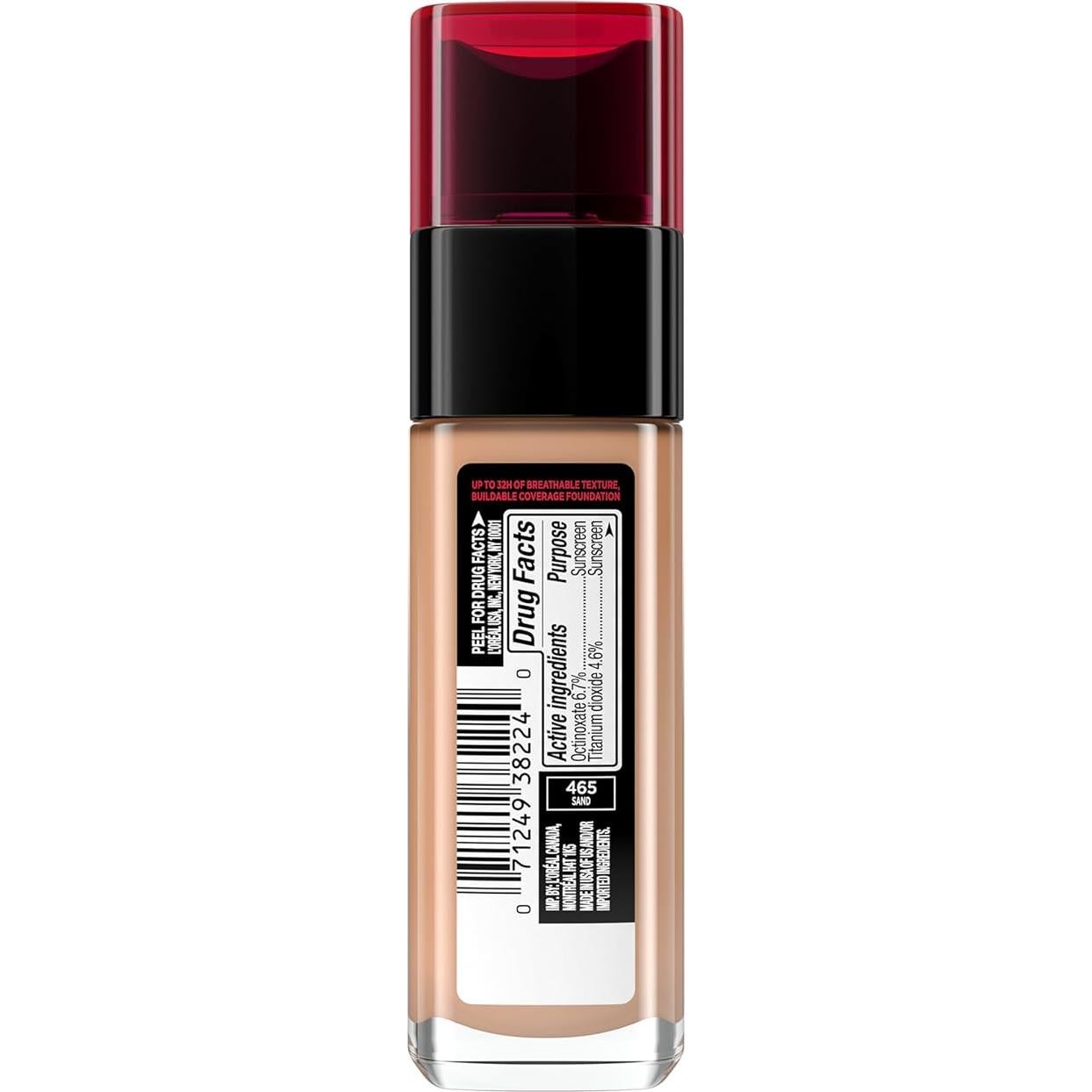 Base de Maquillaje L'Oreal Paris Infallible 32H 465 Arena 30ml