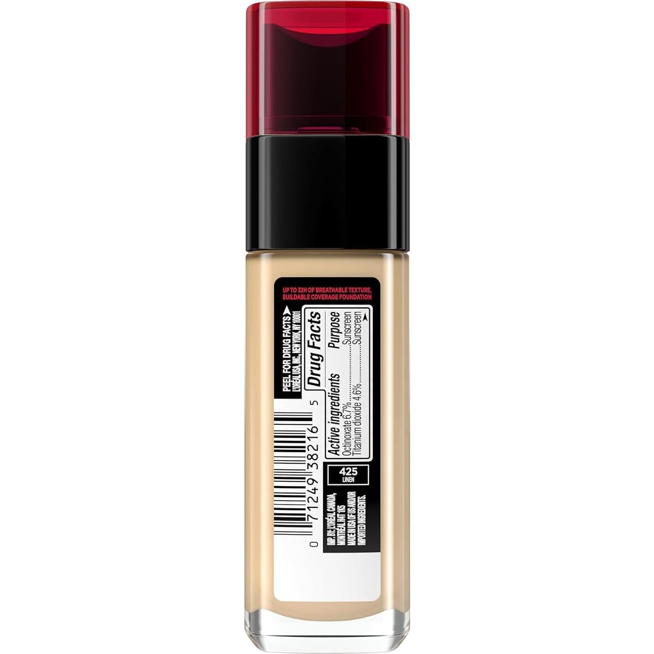 Base de Maquillaje L'Oreal Paris Infallible 425 Lino 29.57 ml