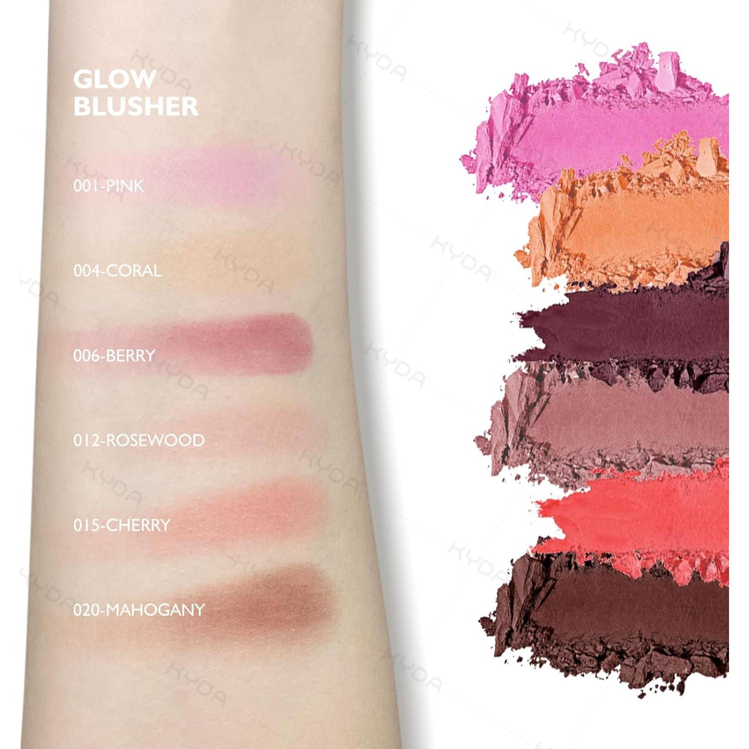 Rubor en Polvo KYDA Rosa 4.5g - Textura Ultra Fina y Mezclable