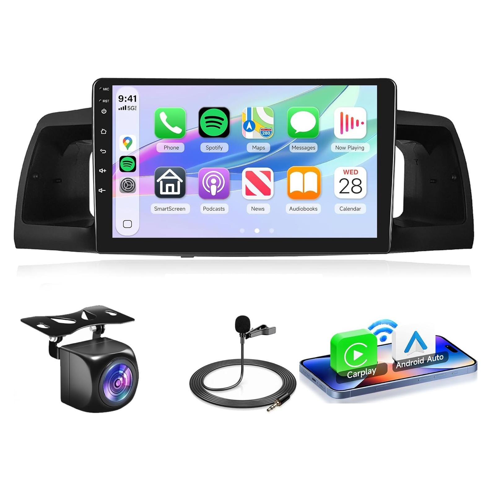 Estéreo de Coche Rimoody 4G+64G Android 15 para Toyota Corolla 2007-2012