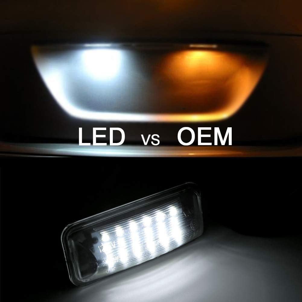 Gempro Luces LED de Placa para Subaru y Toyota 2-Pack