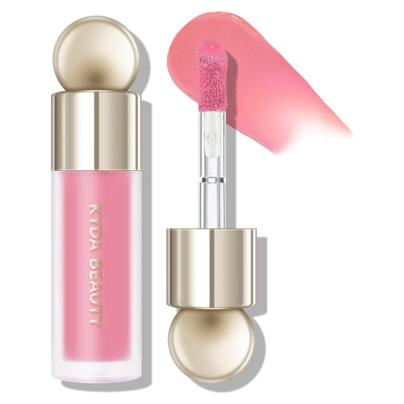 Rubor Líquido KYDA 02 Rosa Frío, Mate y Brillante, 17.8g