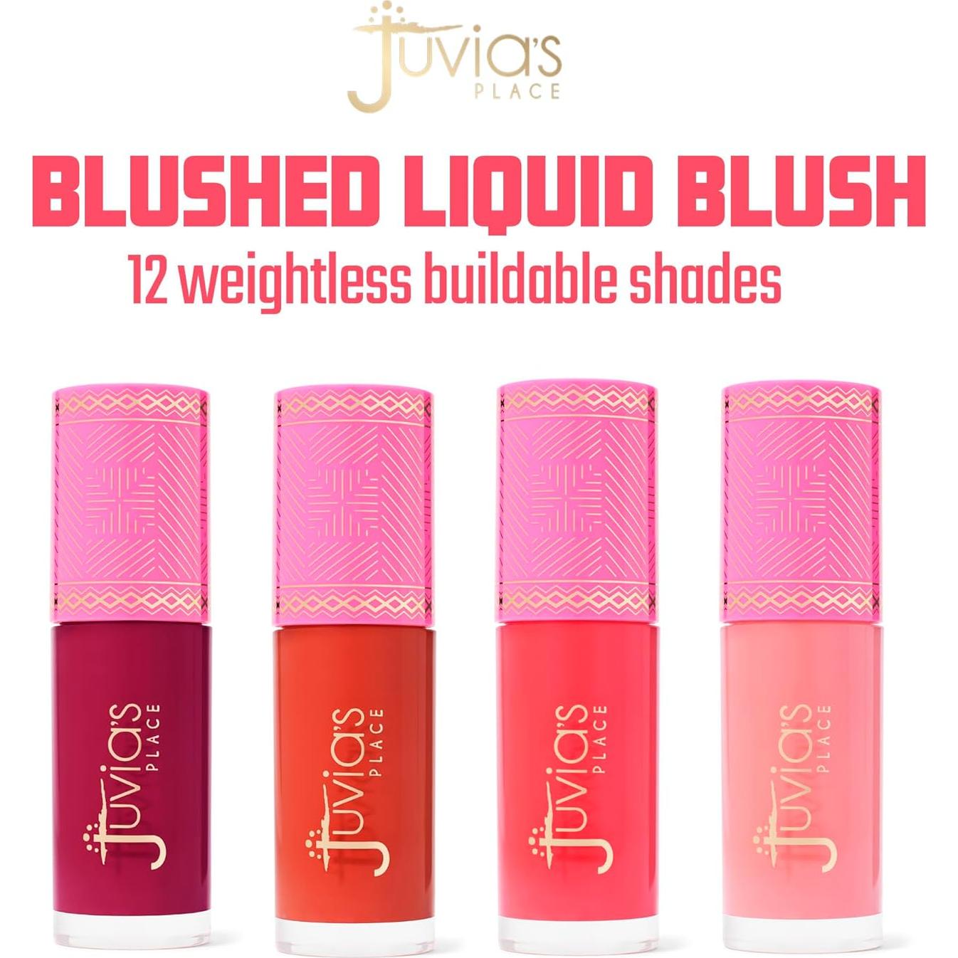 Rubor Líquido Juvia's Place SweetBerries 7.93 ml - Acabado Radiante