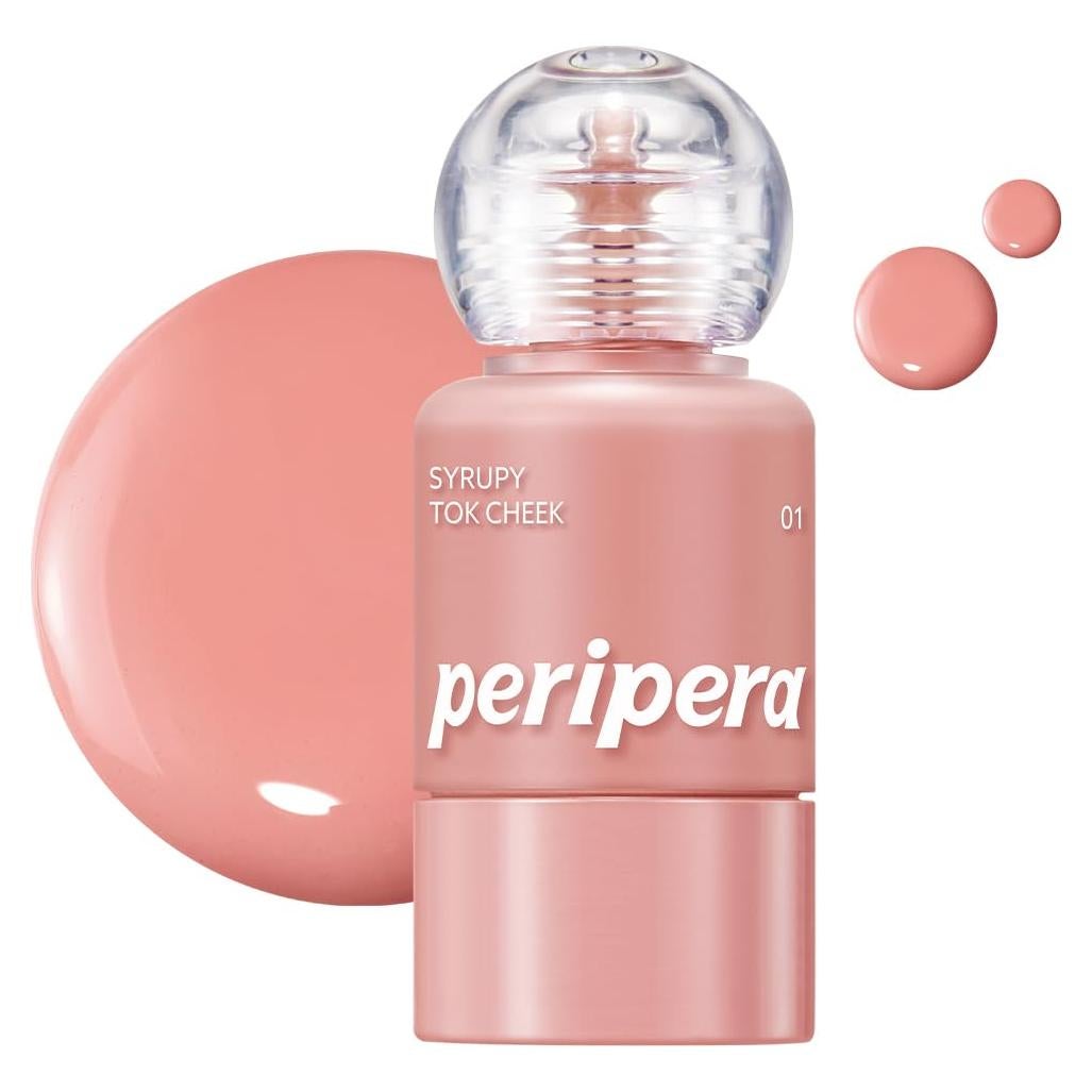 Rubor Líquido PERIPERA SYRUPY TOK CHEEK 4.14 ml Durazno Claro