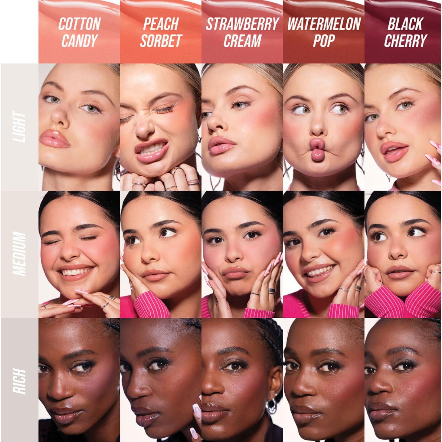 Rubor Líquido Huda Blush Filter - Sorbete de Durazno 4.5 mL