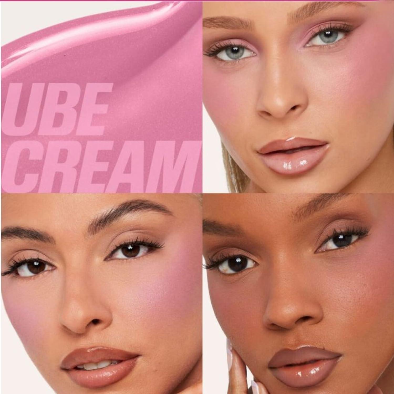 Rubor Líquido Huda Blush Filter Crema Ube 4.5 mL