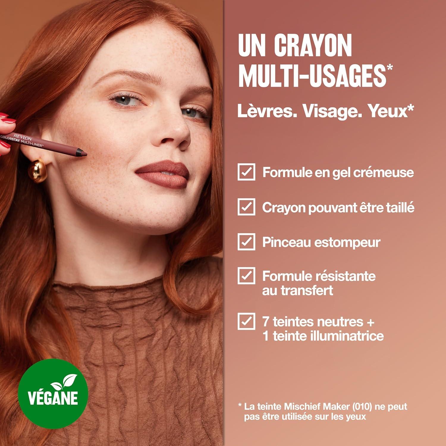 Revlon ColorStay Multi-Liner 008 Catalyst - Multiuso Labios, Ojos y Cara