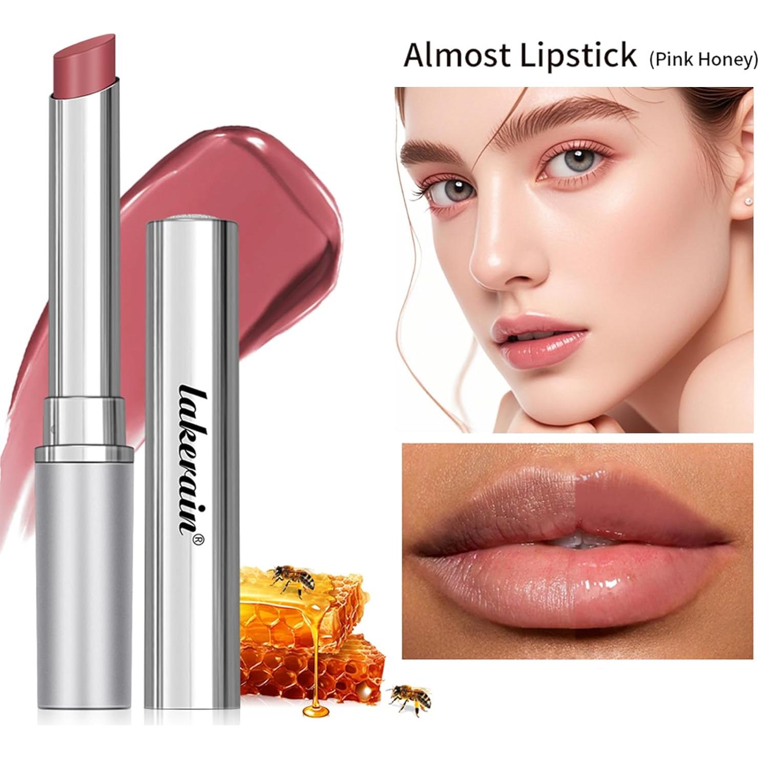 Bálsamo Labial Hidratante Mrettick 2PCS Negro y Rosa 28g