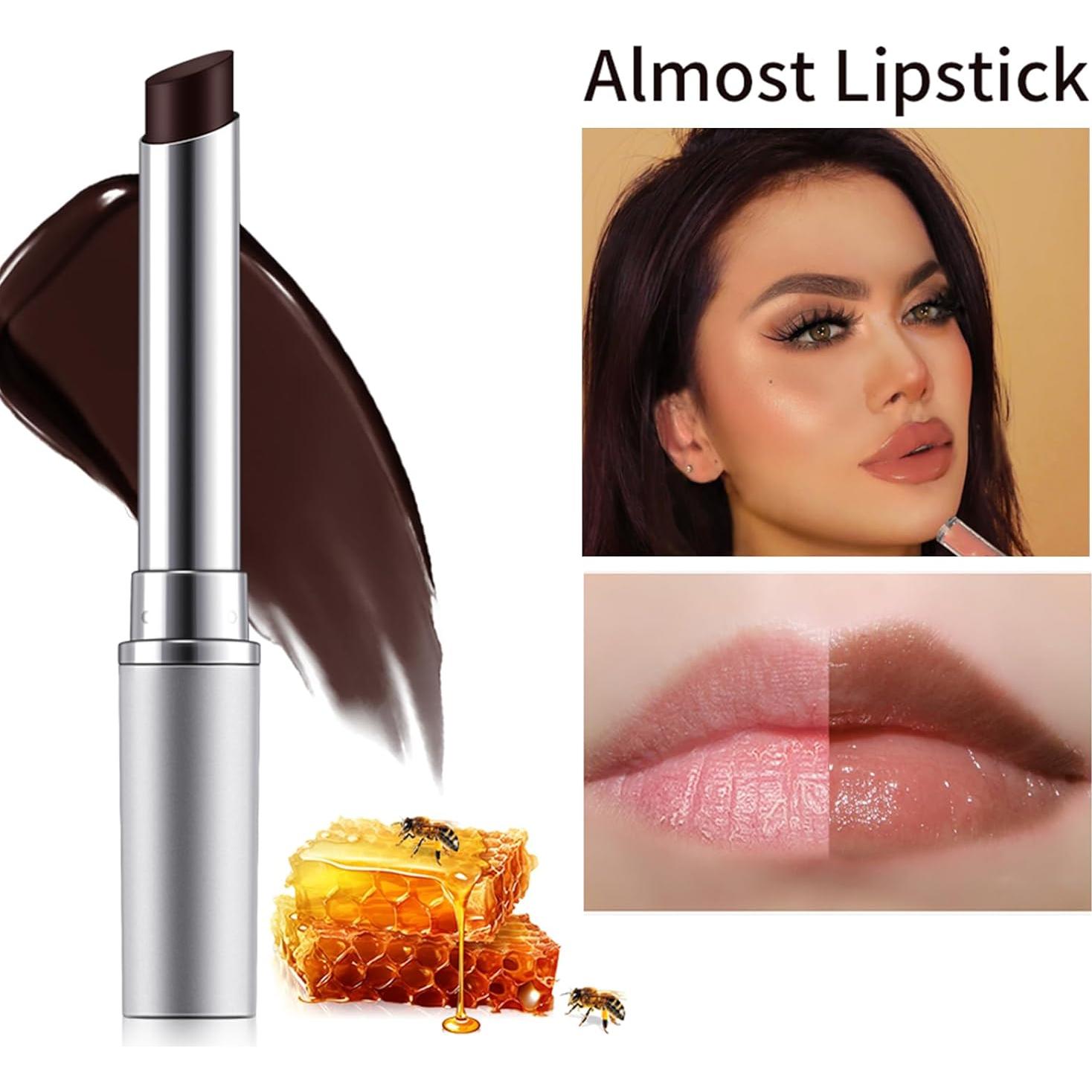 Bálsamo Labial Hidratante Mrettick 2PCS Negro y Rosa 28g