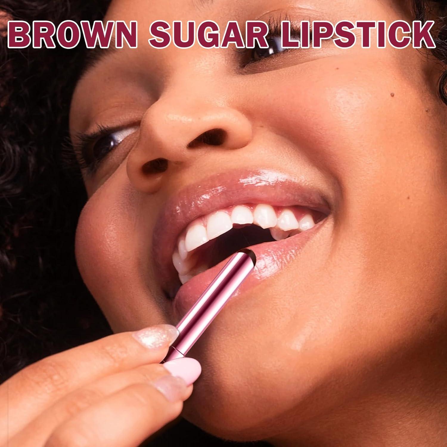 Bálsamo Labial Tinte Caramelo Negro DAMUSI Hidratante 2PCS