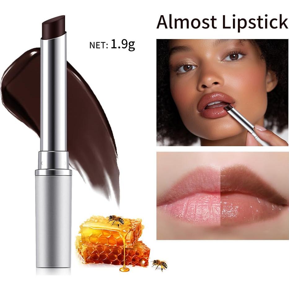 Set de Bálsamo Labial Tinteado 2Pcs JIMYAUQIN - Hidratante