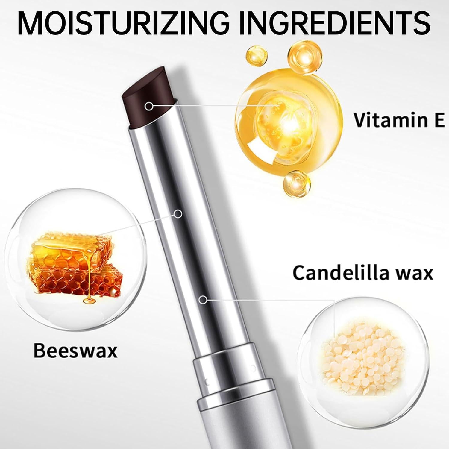 Bálsamo Labial Hidratante Erinde 2PCS Miel Oscura 32g