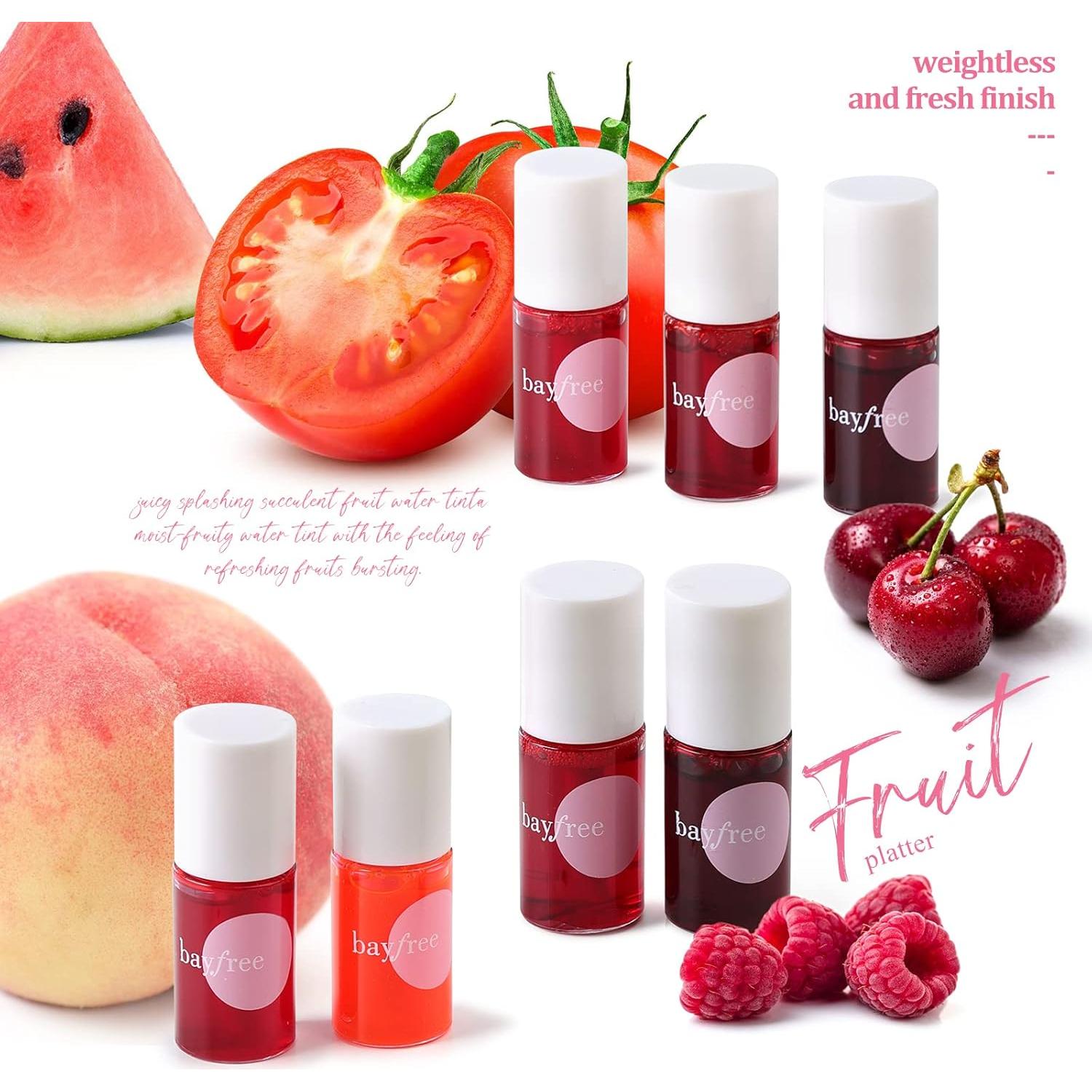 Set de Tinte para Labios y Rubor Líquido Bayfree - 7PCS